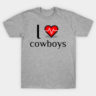 I heart cowboys T-Shirt